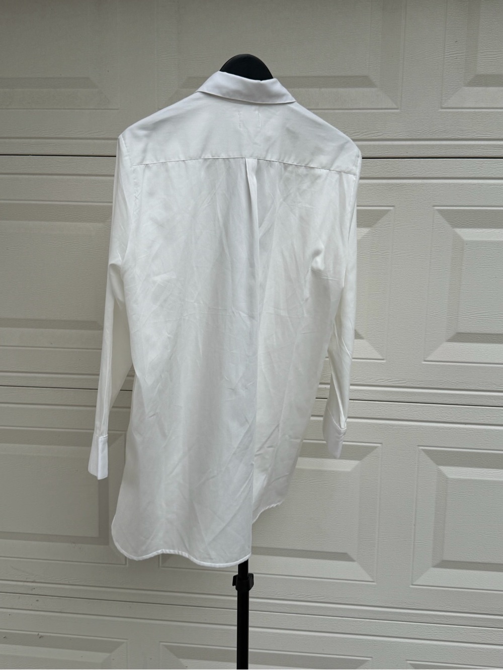 Hara White Organic Cotton Embroidered Goddess Button Down Tunic Shirt L NWT - Picture 12 of 17